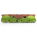 Felt cat tunnel in Green & Brown