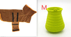 Muddy Paws Kit: brown drying coat with paw cleaner cup