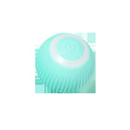 Interactive rolling ball for cats in green