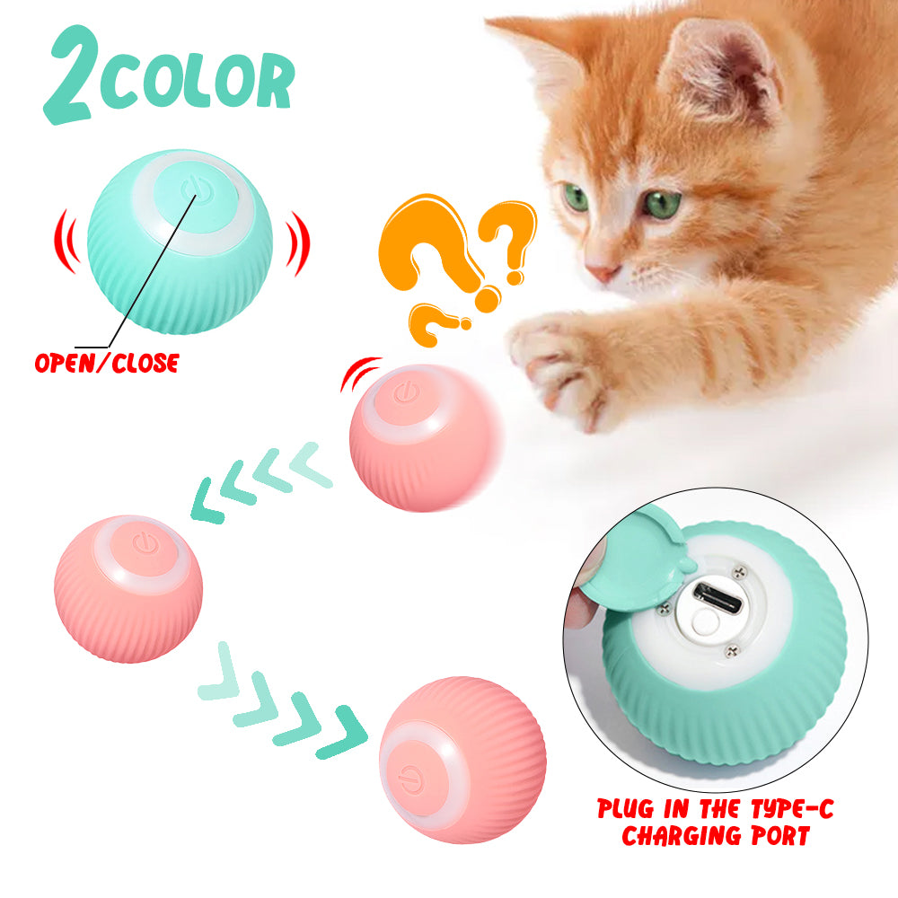 Rolling ball on/off button and USB-C charging port